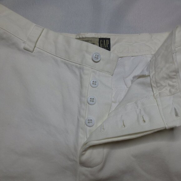 NWT GAP womens SHORTS white BUTTON-FLY relaxed fit HIGH WAIST denim SIZE 6 - Picture 4 of 10